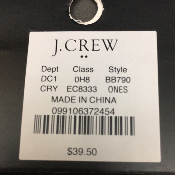 J. Crew Crystal Leaves Necklace and Earrings Set - Picture 6 of 6